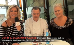Irish food &amp; passion - DERRY &amp; SALLYANNE CLARKE Chef L'Ecrivain, 1 Star Michelin Restaurant